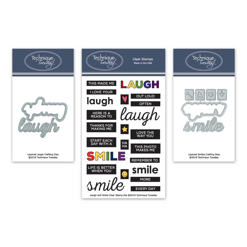 Download Laugh Smile Stamps With Laugh Smile Dies Technique Tuesday