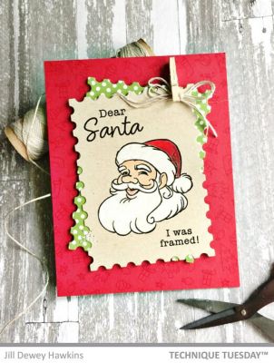 homemade santa christmas card ideas