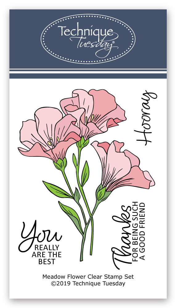 Technique Tuesday Flowers for Her Clear Acrylic Stamps