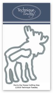Moose & Friends Clear Stamps with Matching Dies