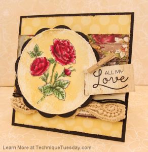 Technique Tuesday Flowers for Her Clear Acrylic Stamps